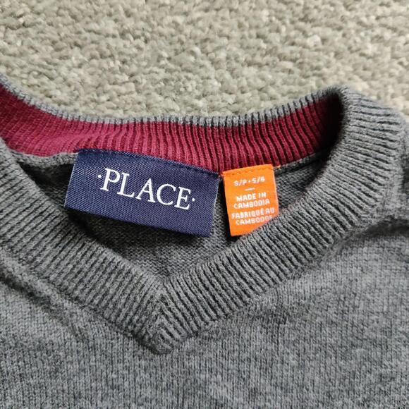 The Children's Place Kid's Set of 4 Sweater Vest Size Youth Small 100% Cotton - Picture 4 of 9